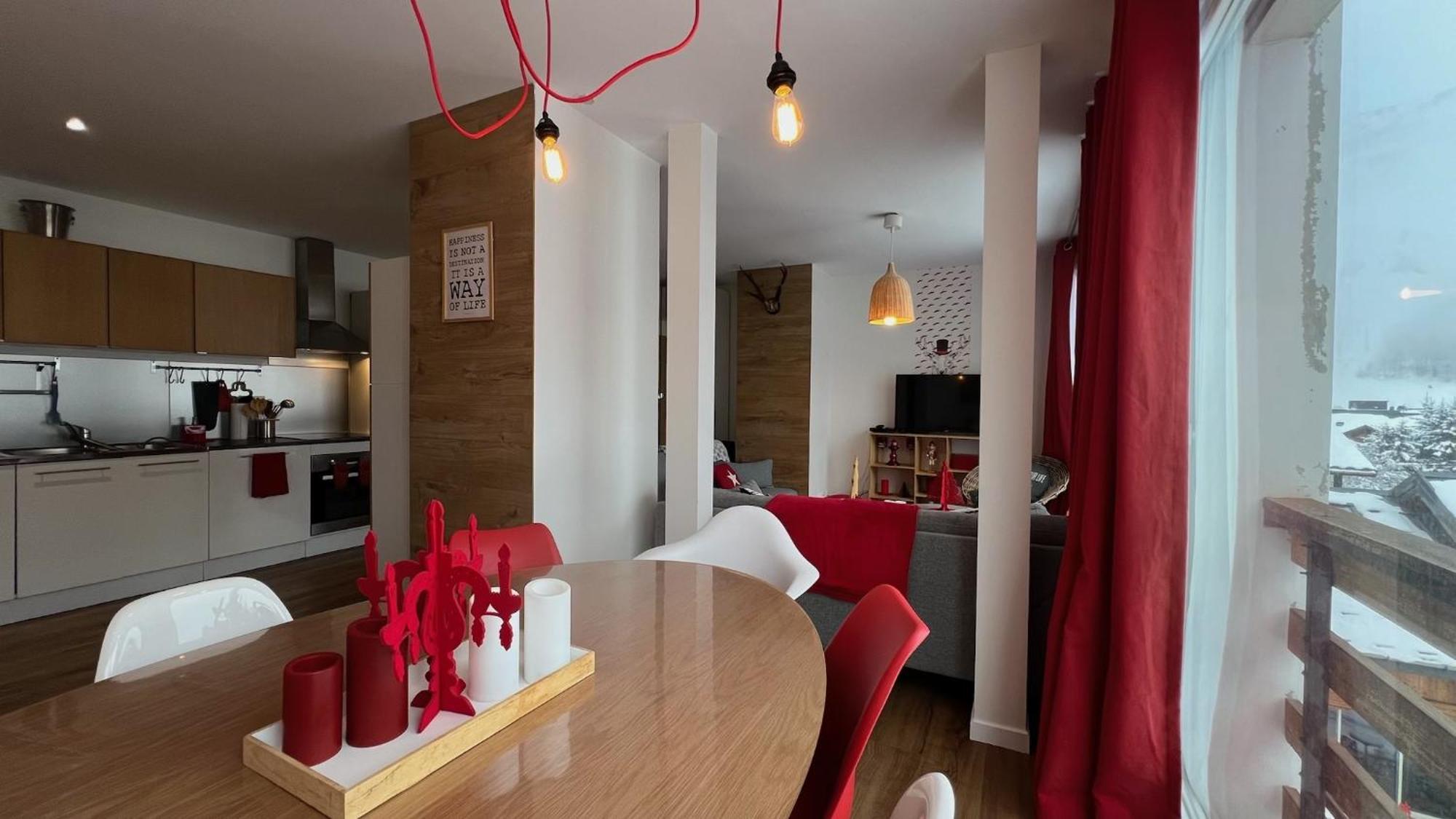 Rouge Canneberge -8 Personnes- 84M2 Vue Degagee Setaz Valloire Dış mekan fotoğraf